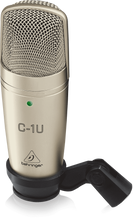 Behringer C1U USB Condenser Microphone (Unidirectional, Silver)