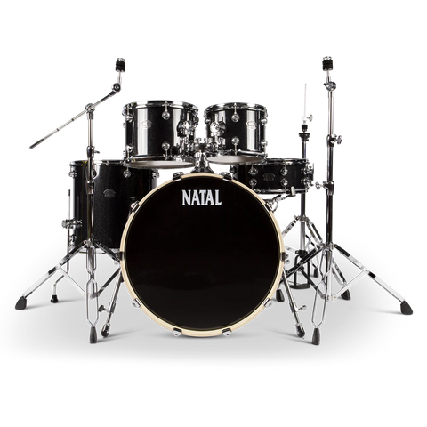 Natal KAR-UF22-BLS Arcadia Series US Fusion 5-Piece Shell Pack Acoustic Drum Kit with Hardware & Stands