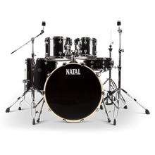 Natal KAR-UF22-BLS Arcadia Series US Fusion 5-Piece Shell Pack Acoustic Drum Kit with Hardware & Stands