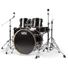 Natal KAR-UF22-BLS Arcadia Series US Fusion 5-Piece Shell Pack Acoustic Drum Kit with Hardware & Stands