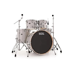 Natal KAR-UF22-WHS Arcadia Series US Fusion 5-Piece Shell Pack Acoustic Drum Kit with Hardware & Stands