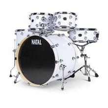 Natal KARB-UF22 WHT Arcadia Birch 5-Piece Shell Pack Acoustic Drum Kit Without Hardware & Cymbals