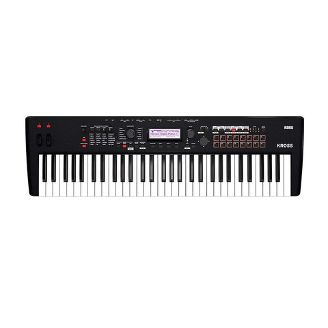 Korg KROSS 2-61 Synthesizer Keyboard with MicroSD Card, Indian Sounds &amp; Styles