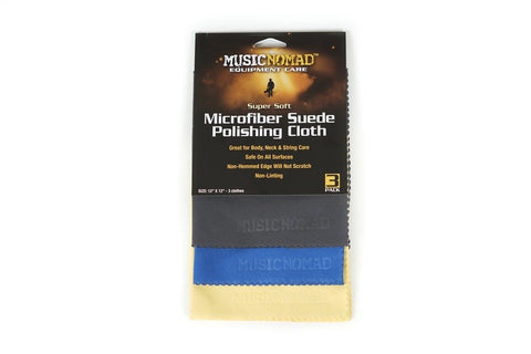 Music Nomad MN203 Suede Polishing Cloth - 3 Pack