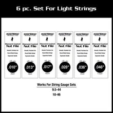 Music Nomad MN668 Electric Guitar Diamond Coated Nut File Set