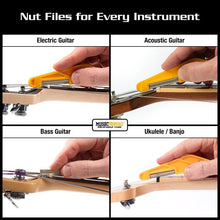Music Nomad MN676 16-piece Diamond Coated Nut File Complete Shop Set