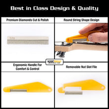Music Nomad MN676 16-piece Diamond Coated Nut File Complete Shop Set
