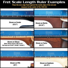 Music Nomad MN820 Tri-Beam 3 & 1 Straightedge Ruler & Scale Length Ruler