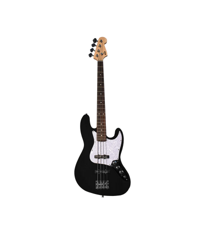 NEWEN NEW-JB Jazz Band 4-String Electric Bass Guitar - Black