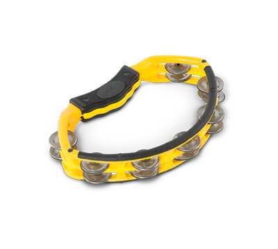 Natal NS102TY Spirit Handheld Tambourine, Yellow