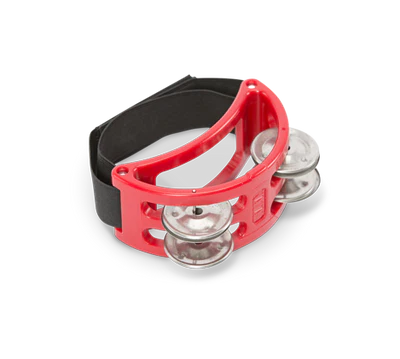 Natal NTFTR Foot Tambourine, Red