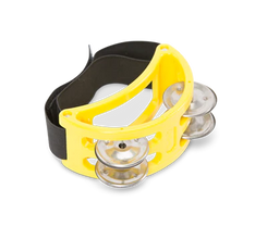 Natal NTFTY Foot Tambourine, Yellow