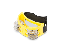 Natal NTFTY Foot Tambourine, Yellow