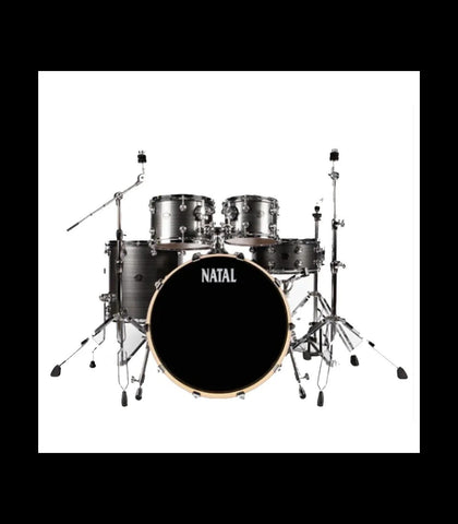 Natal Arcadia Birch Series KARB-F20 GST, 5-Piece Acoustic Drum Kit With Hardware - Grey Strata