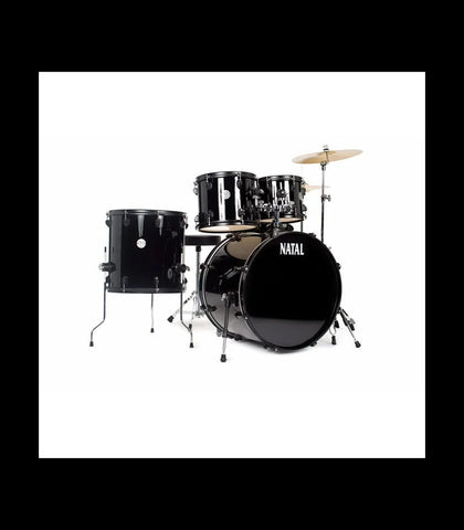 Natal K-EVB-UF20 Evolution Fusion 5-Piece Acoustic Drum Kit with Hardware&amp; Cymbals
