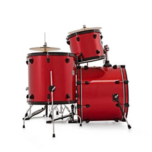 Natal K-EVB-UF22 Evolution 5-Piece Shell Pack Acoustic Drum Kit with Hardware & Cymbals - Red