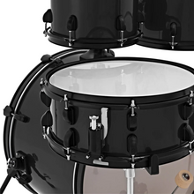Natal K-EVB-UF22 Evolution 5-Piece Shell Pack Acoustic Drum Kit with Hardware & Cymbals - Black