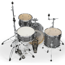 Natal KARB-TJ-GST Arcadia Birch Series Traditional Jazz TJ 4 Piece Shell Pack Acoustic Drum Kit Without Hardware & Cymbals - Grey Strata