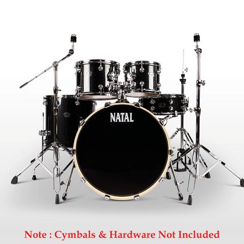 Natal KARB-UF22 BLS Arcadia Birch 5-Piece Shell Pack Acoustic Drum Kit Without Hardware &amp; Cymbals