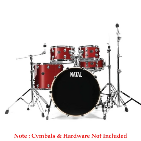 Natal KARB-UF22 RDS Arcadia Birch 5-Piece Shell Pack Acoustic Drum Kit Without Hardware &amp; Cymbals
