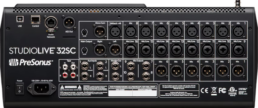 PreSonus StudioLive 32SC 32-Channel Digital Mixer
