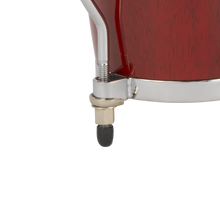 Natal NFU67R-HC Natural Wood Bongos Chrome Hardware, Red Gloss