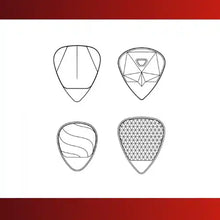ROMBO Try Out Mix (4 Guitar Picks) .45mm, 2.0mm, .75mm and 1.25mm
