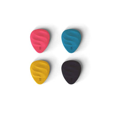 ROMBO Pick Set Waves Mixed Colors (4 Guitar Picks) 1.25mm