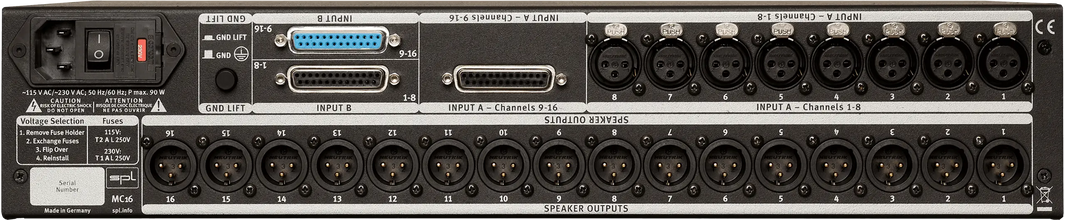 SPL Audio MC16 Mastering Monitor Controller