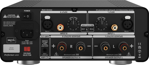 SPL Audio Performer s900 Stereo Power Amplifier
