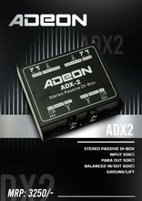 Adeon ADX-2 Stereo Passive DI Box