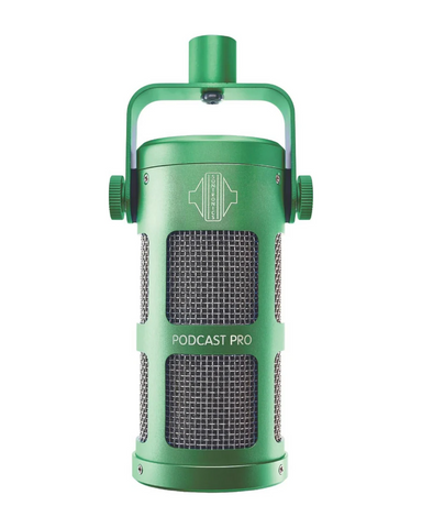 Sontronics Podcast Pro - Dynamic Podcast / Streaming / Broadcast / Gaming Microphone - Green