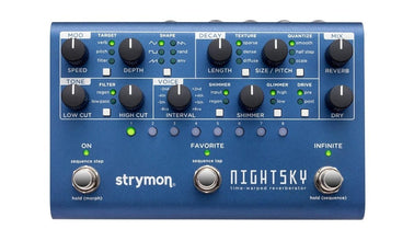 Strymon NightSky Time Warped Reverberator Pedal