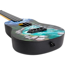 Flight Designer TUC30 SLO 4 strings Concert Ukulele, with Gig Bag - (Solvenia Print)
