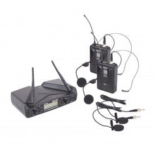 EIKON WM700DH DUAL CHANNEL PLL UHF WIRELESS BELT-PACK MICROPHONE SYSTEM