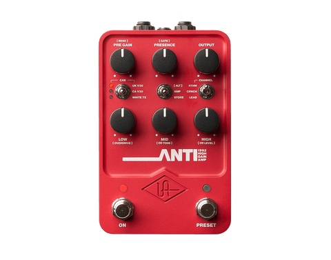 Universal Audio ANTI 1992 High Gain Amp Guitar Effect Pedal