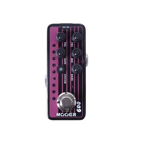 Mooer 009-Blacknight Delay Reverb Effects Pre Amp