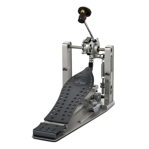 DW MFG Series Machined Chain Drive Single Pedal w/ Bag, Gray Edition