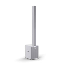 LD System MAUI® 28 G3 MIX W Compact cardioid column PA system with digital mixer, white