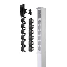 LD System Portable cardioid column PA system, white, with 6ch digital mixer & app control
