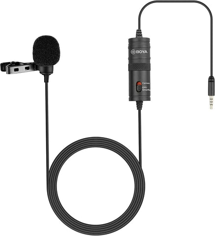 Boya BY-M1 Auxiliary Omnidirectional Lavalier Condenser Microphone
