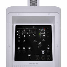 LD System Portable cardioid column PA system, white, with 6ch digital mixer & app control