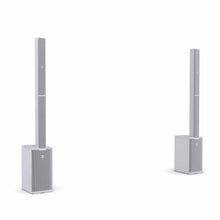 LD System Portable cardioid column PA system, white, with 6ch digital mixer & app control