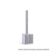 LD System Portable cardioid column PA system, white, with 6ch digital mixer & app control
