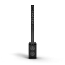 LD System Portable cardioid column PA system, black, with 6ch digital mixer & app control