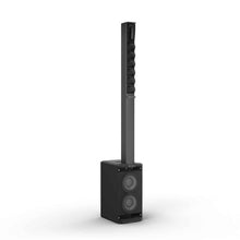 LD System Portable cardioid column PA system, black, with 6ch digital mixer & app control