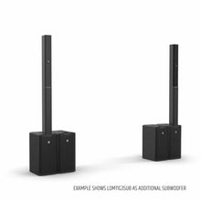 LD System Portable cardioid column PA system, black, with 6ch digital mixer & app control