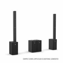 LD System Portable cardioid column PA system, black, with 6ch digital mixer & app control