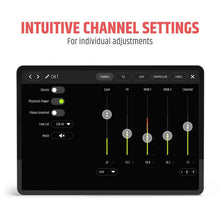 LD System Portable cardioid column PA system, black, with 6ch digital mixer & app control