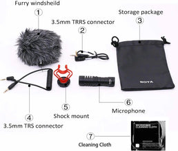 Boya BY-MM1 Mini Cardioid Microphone